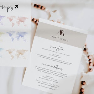 Wedding Passport Invitation Template, Travel Wedding Invitation, Adventure Abroad Boarding Pass, Destination Wedding Invitation, Editable image 5