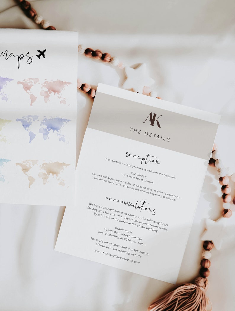 Wedding Passport Invitation Template, Travel Wedding Invitation, Adventure Abroad Boarding Pass, Destination Wedding Invitation, Editable image 5