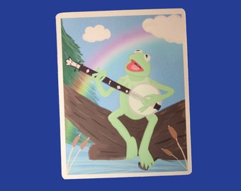 Rainbow Connection Sticker - Kermit Sticker - Matte Vinyl Sticker