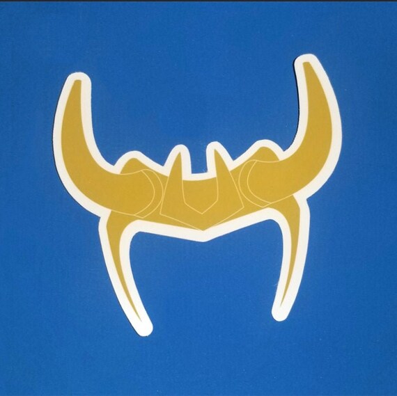 loki crown sticker loki horns sticker