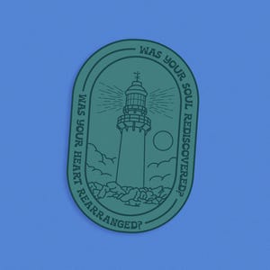 Maine Sticker - Wurde deine Seele wiederentdeckt? Wurde Dein Herz neu geordnet?  Aufkleber - Matter Vinylaufkleber