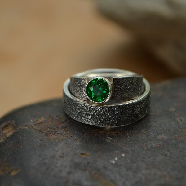 Hipster Wedding Band - Etsy