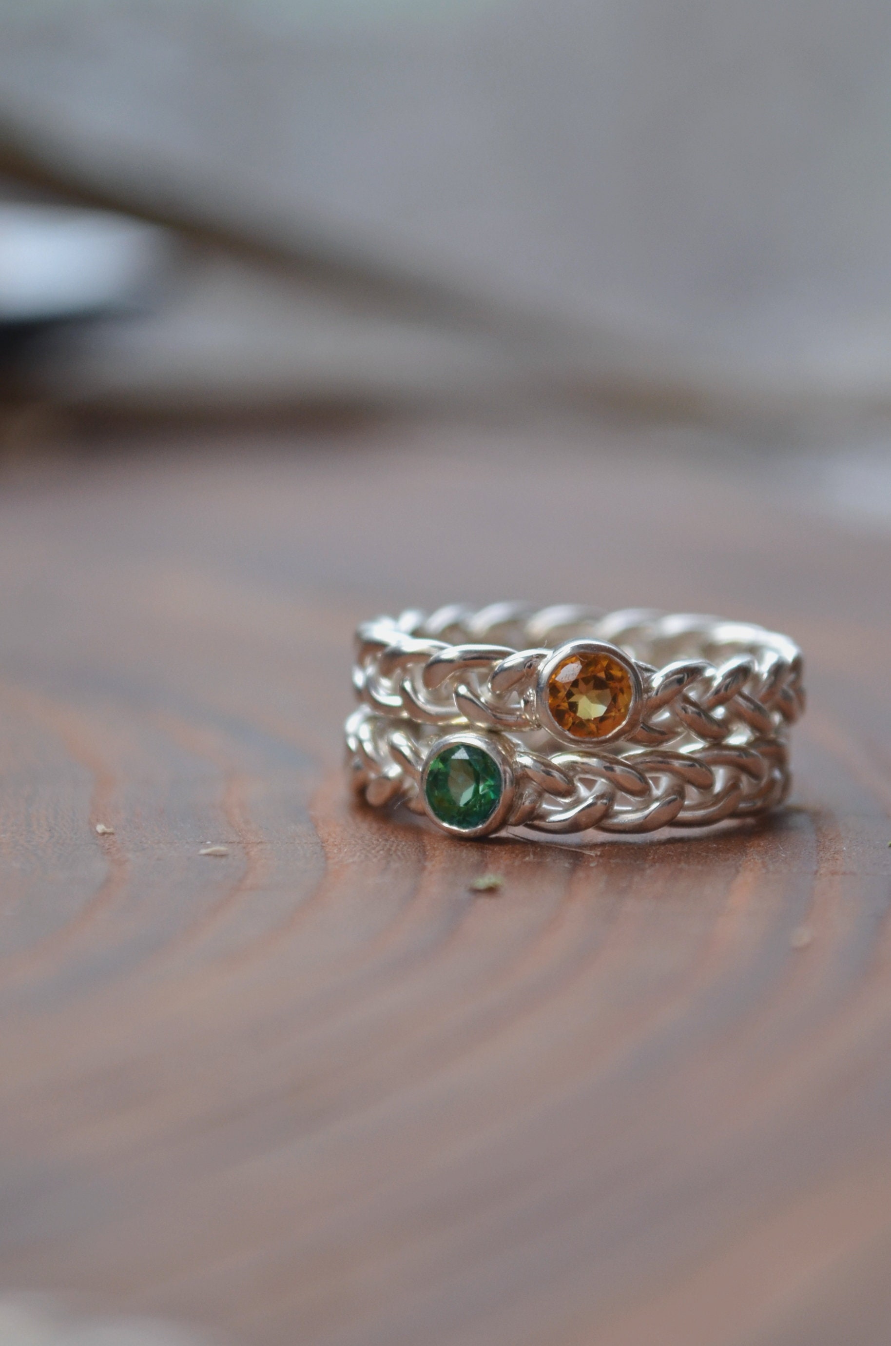 Viking Wedding Ring Set for Her and Herguy Engagement Rings Etsy