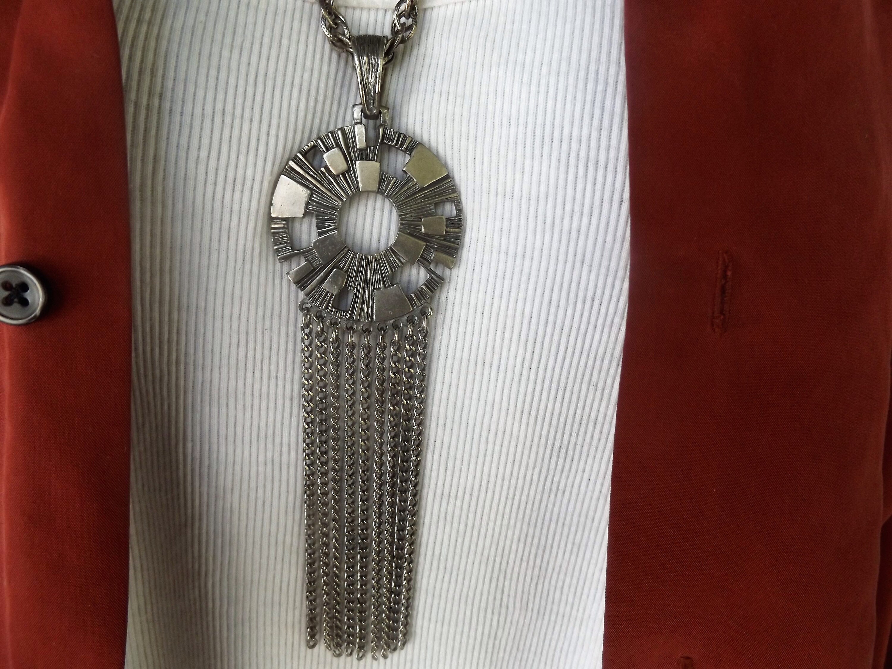 Collar Sarah Coventry Spanish Moss. tono plateado Etsy