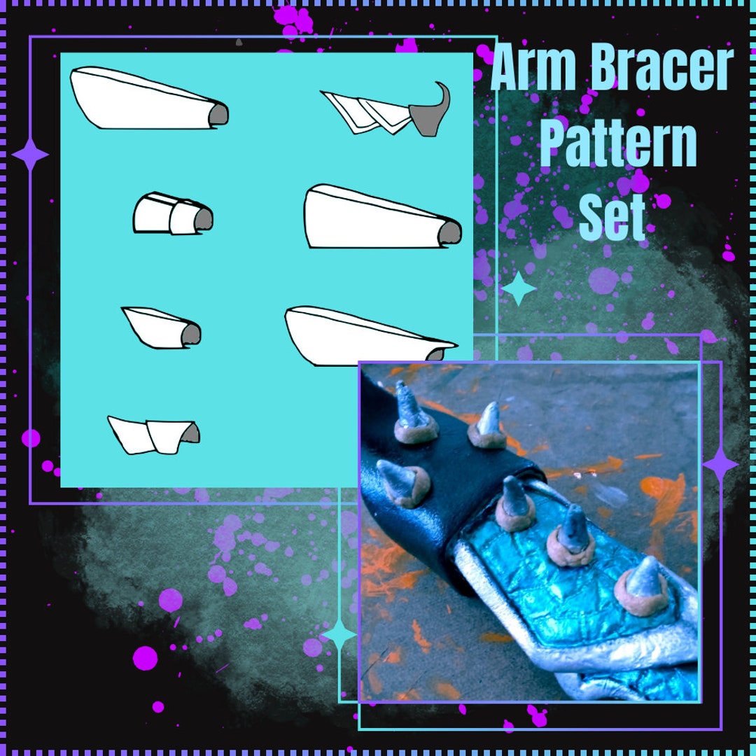 Arm Bracer Collection Armor Cosplay Patterns PDF File Etsy