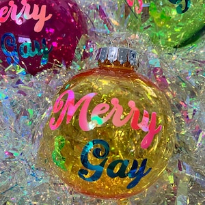 Merry & Gay large bauble, great Christmas  gift!