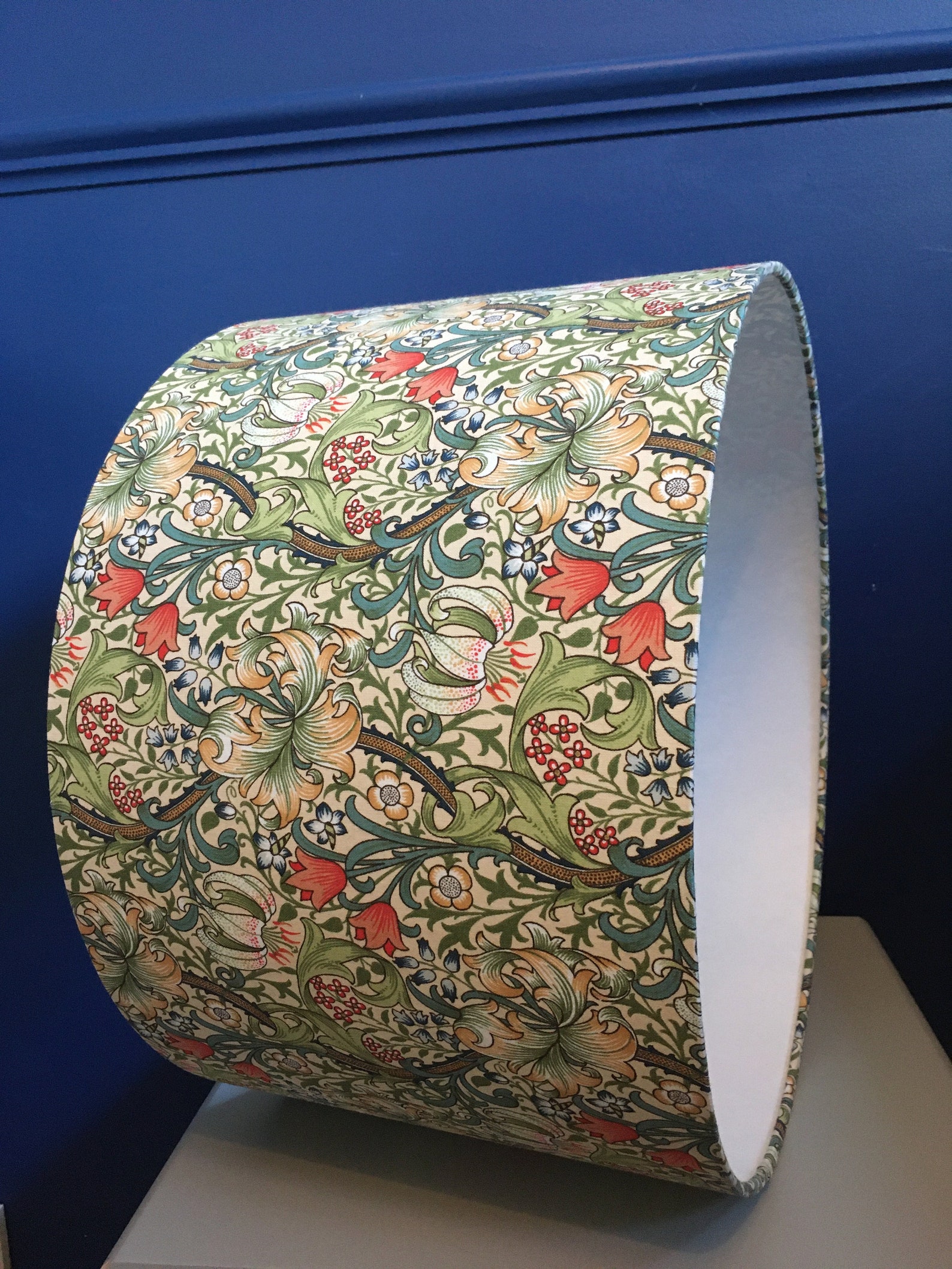 William Morris Golden Lily Lampshade With Various Linings and Etsy UK
