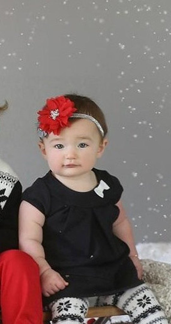 snowflake headband baby