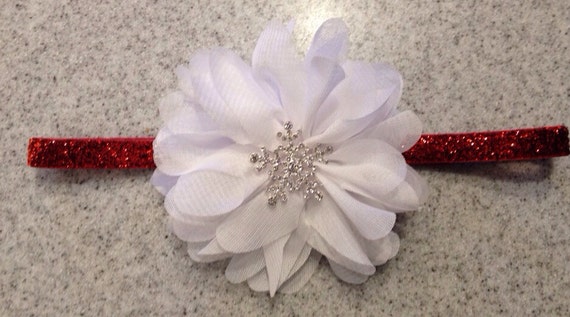 snowflake headband baby