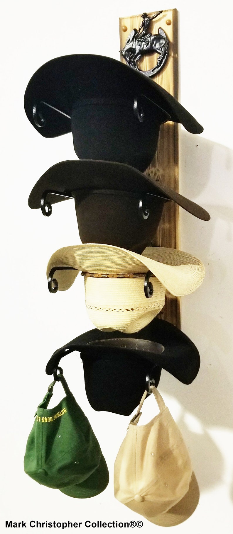 western hat racks on Storage Organization American Made Cowboy Hat Holder Star Clothing Closet Storage