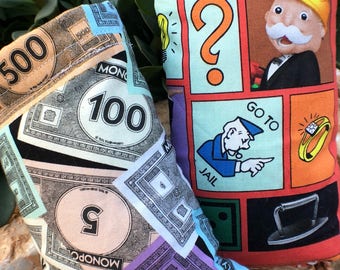 monopoly money bag monopoly money bag