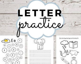 Pre K- Letter Practice
