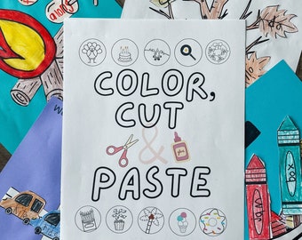 Cut and Paste Crafts /Spelling crafts/36 Fun cut and paste crafts/Coloring pages