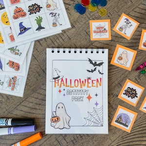 Halloween Activity Pages, Coloring Pages, Activity Pack for kids, Halloween Activities