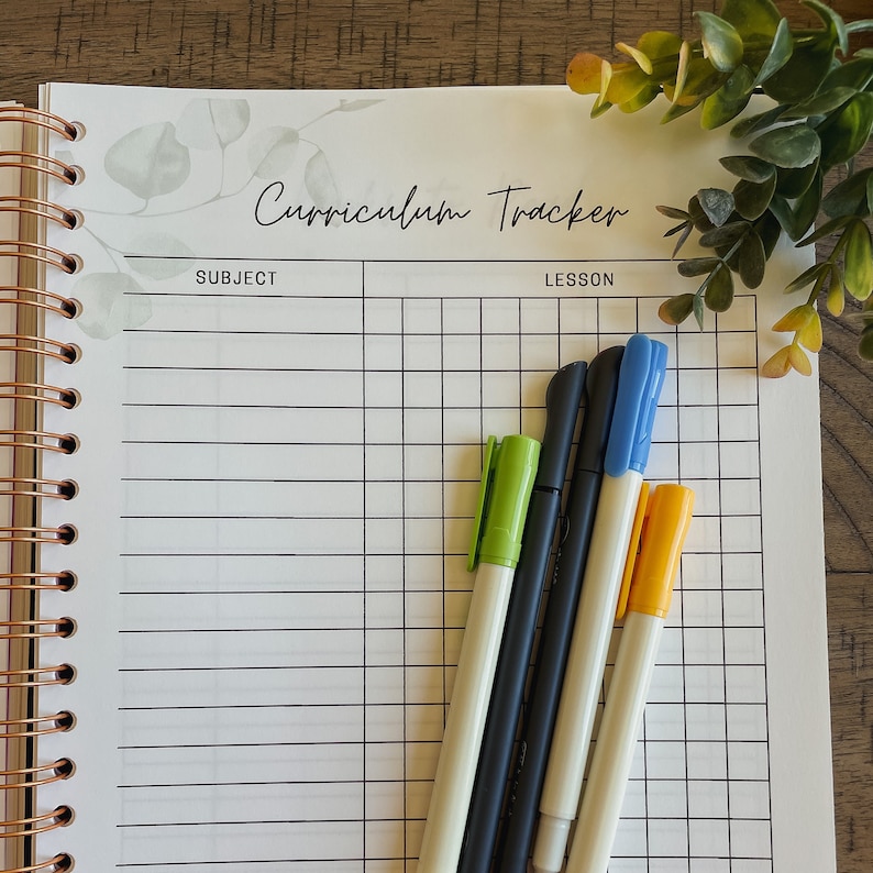 2026 HOMESCHOOL PLANNER, Undated Yearly/Monthly/Weekly Lesson and Unit Planner image 4
