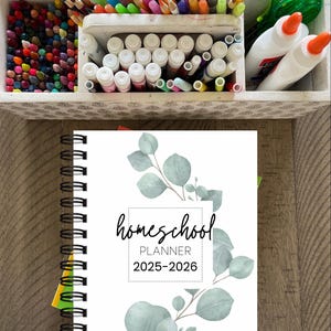 HOMESCHOOL PLANNER, Undated Yearly/Monthly/Weekly Lesson and Unit Planner