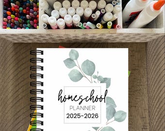 HOMESCHOOL PLANNER, Undated Yearly/Monthly/Weekly Lesson and Unit Planner