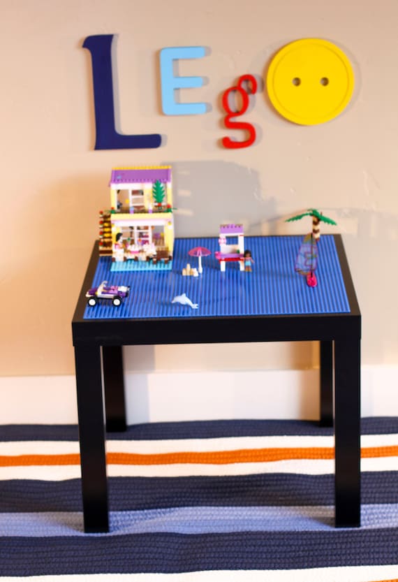 Perfect Building Block Table 20x 20 Construction Area Black or White Table Etsy