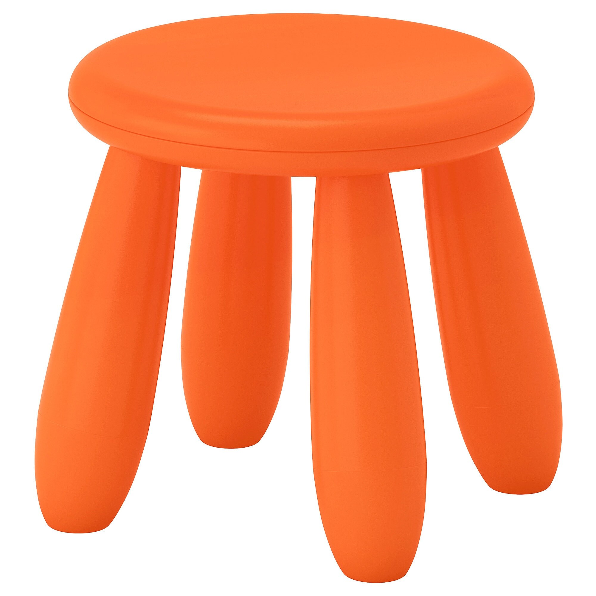 Orange Stool for your Building Table Etsy
