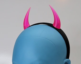 Oni Ogre Demon horns Headband medium size