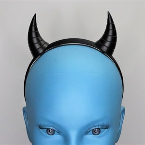 Medium Demon queen horns Cute Gothic headband goth oni halloween
