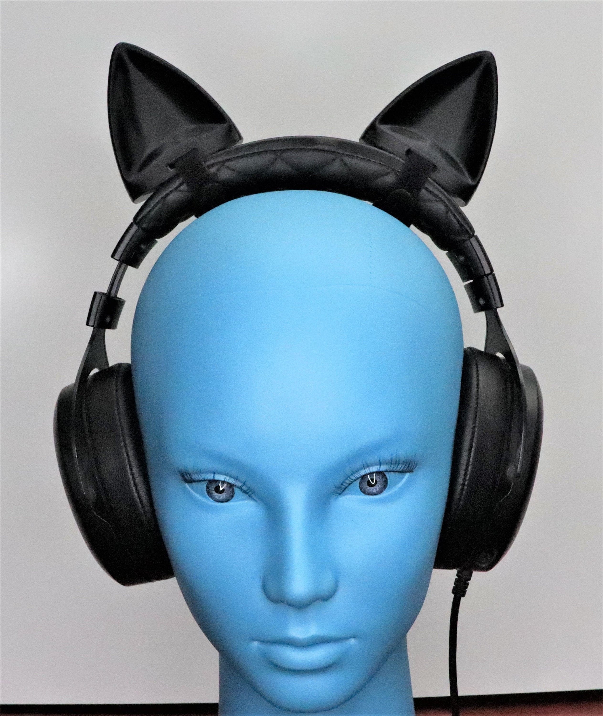 Cat ears for Headphones / Headset neko cosplay twitch Etsy