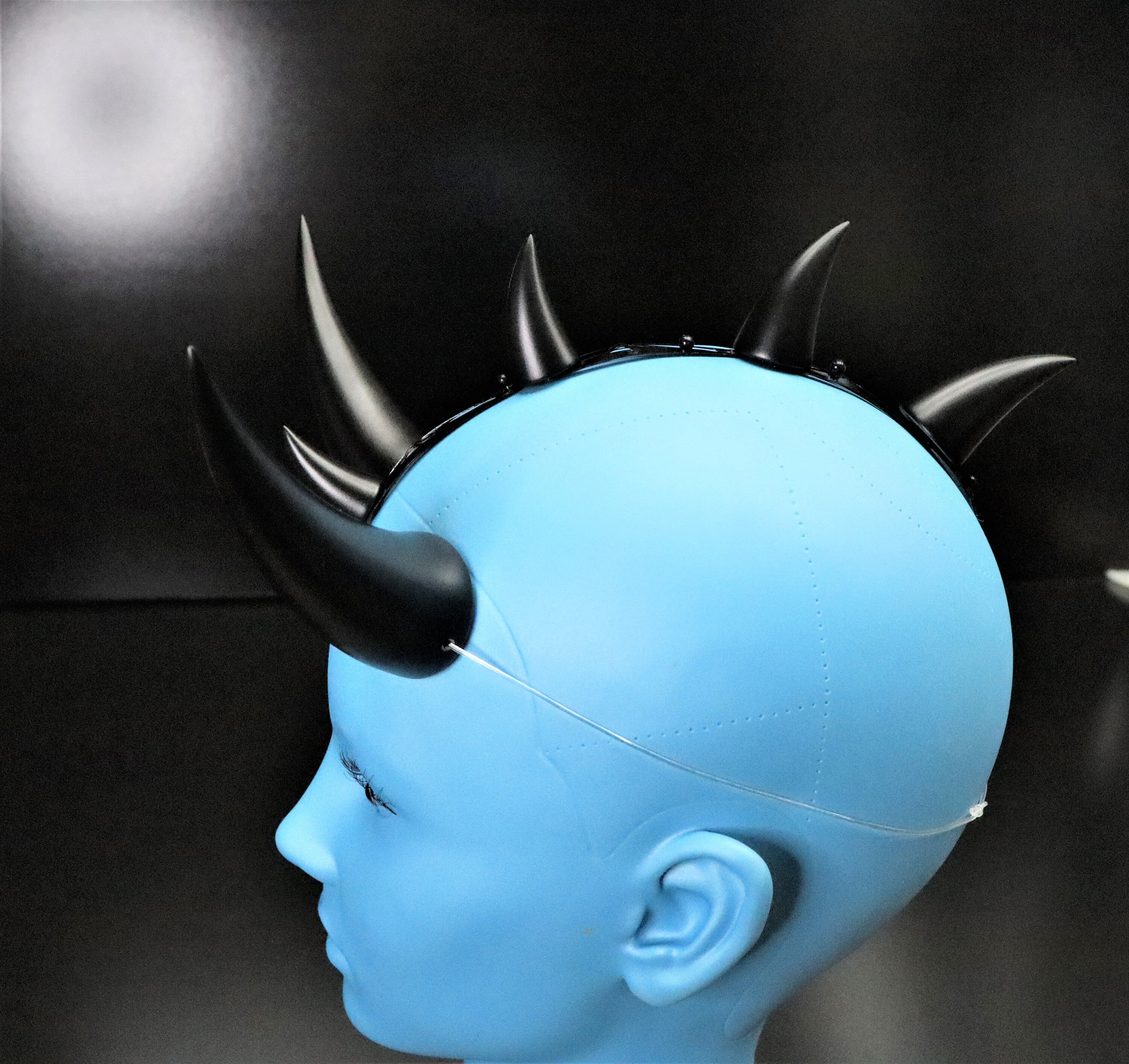 Dino Horn Dinosaur Horns Hair clip set Horn mokawk | Etsy