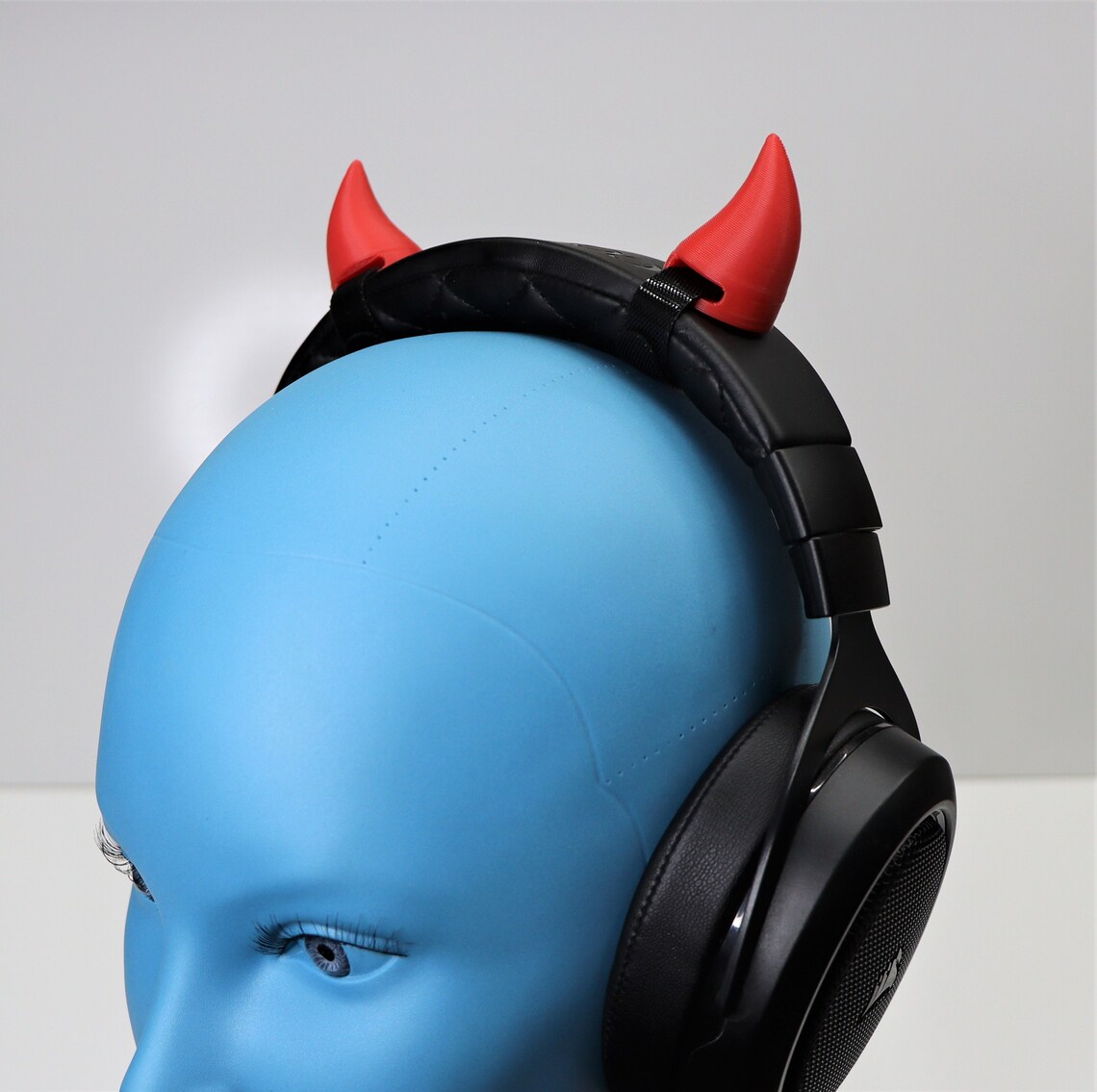 Small Demon Horns for Headphones / Headset Devil Oni Ogre Etsy