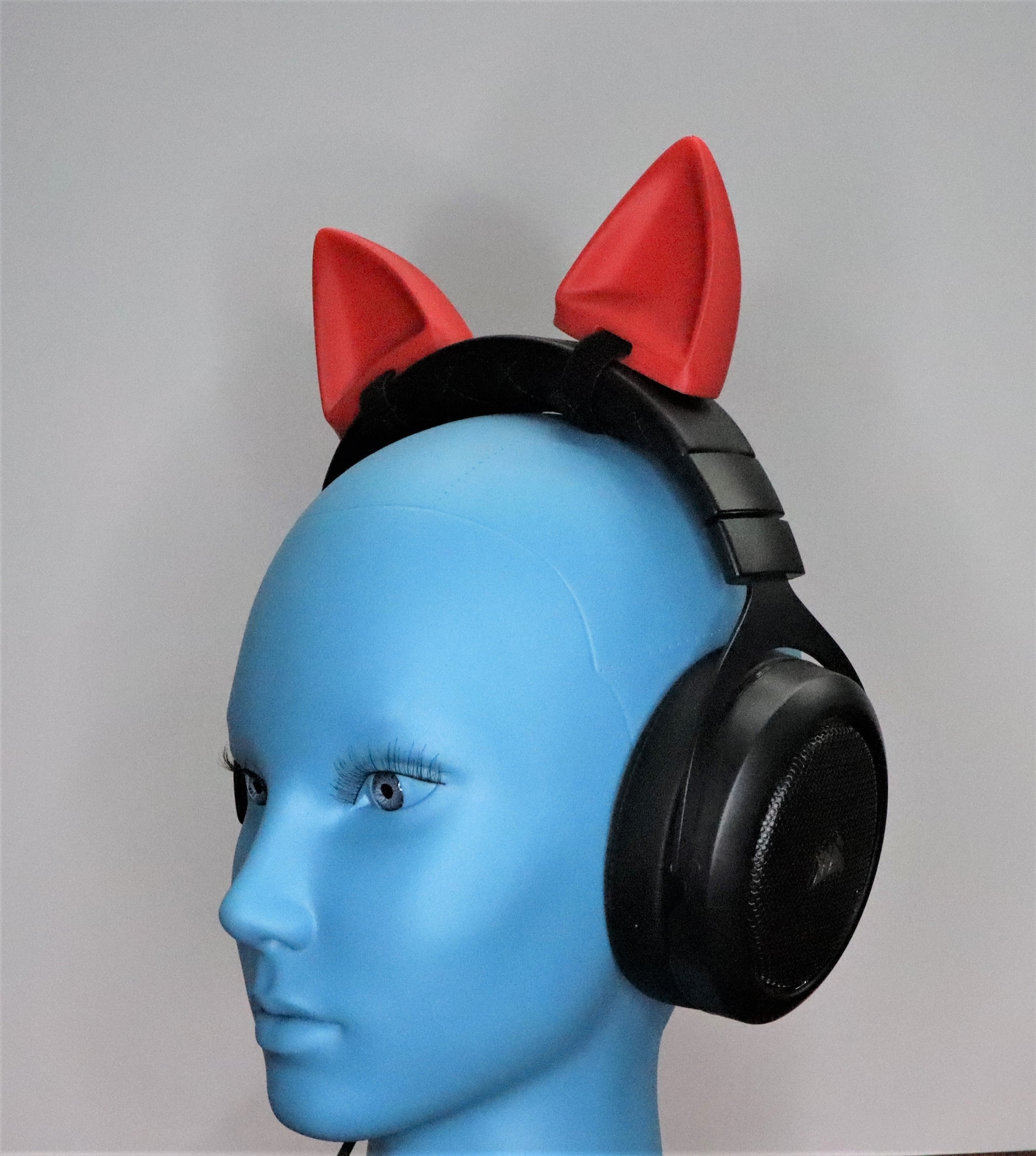 Cat Ears for Headphones / Headset Neko Cosplay Twitch Etsy