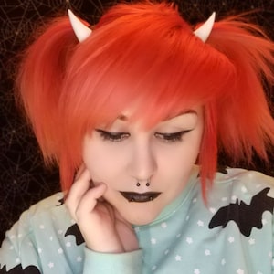 Small Demon Horns Cute Gothic Devil - Etsy