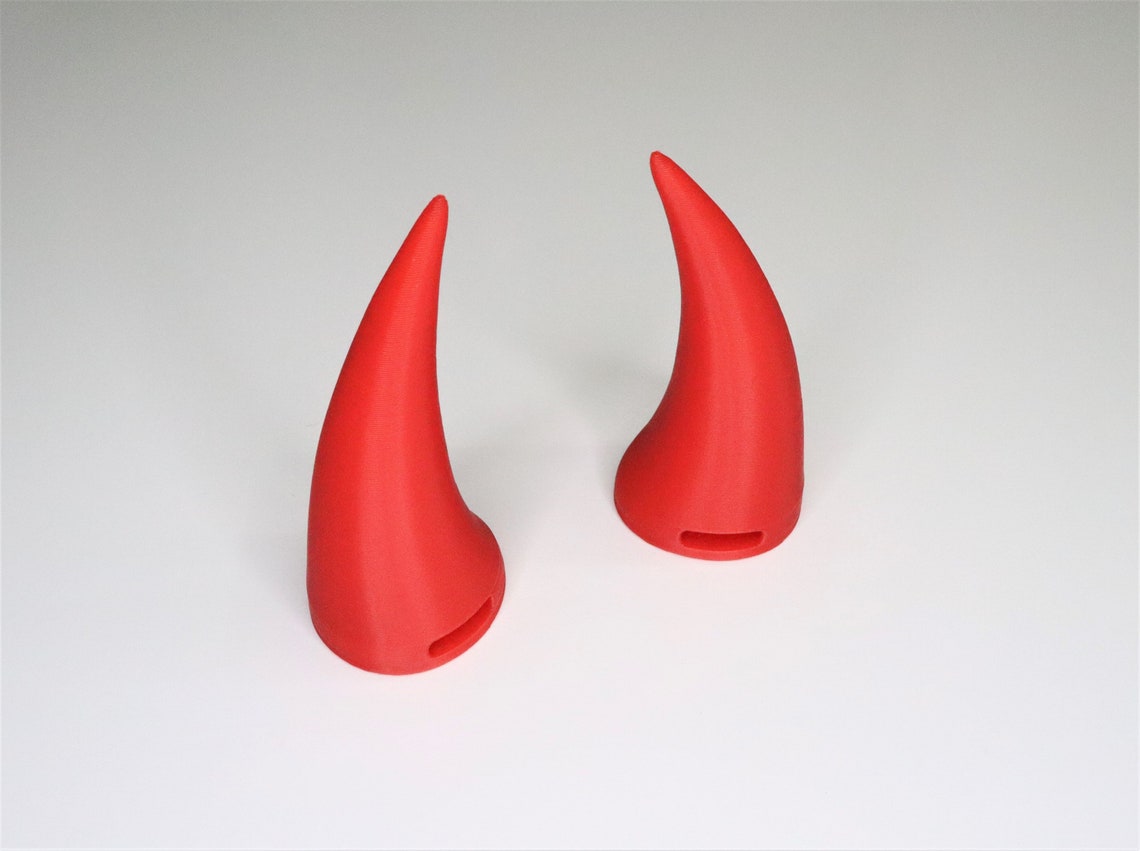 Demon Horns for Headphones / Headset devil Oni Ogre cosplay Etsy
