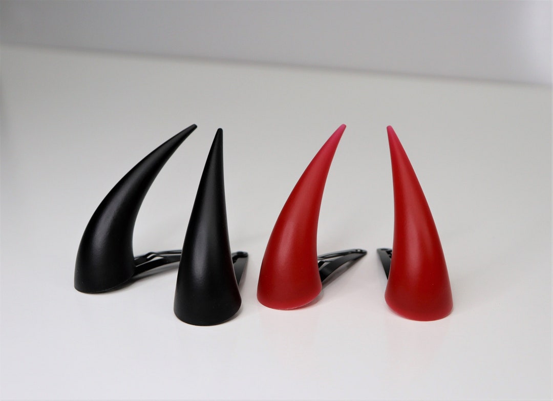 Oni Ogre Demon Horns Hair Clips Medium Size - Etsy Japan