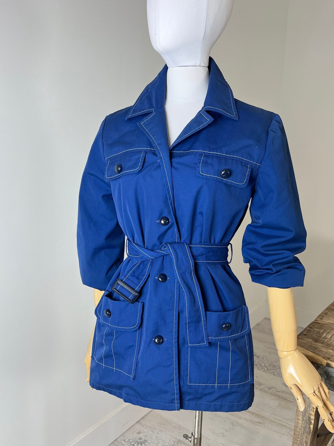 70s Penneys Womens Lite Jacket Etsy