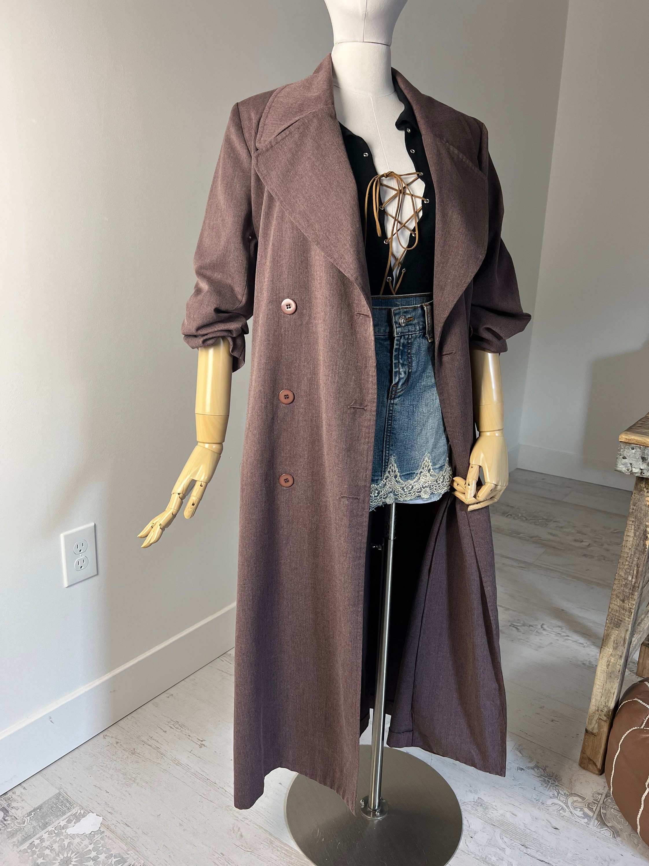 Light Duster Coat Etsy