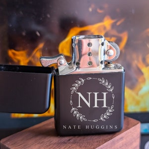 Personalized Lighter Custom Groomsmen Lighter Personalized gift for Fathers Day Gifts for Dad HiBoyfriend Husband Birthday Wedding Gift
