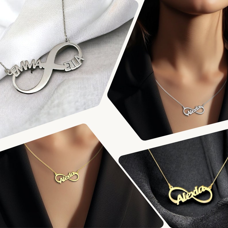 custom infinity,dainty infinity,handmade jewelry,infinity jewelry,infinity name,infinity necklace,infinity symbol,name necklace,personalized jewelry,silver infinity