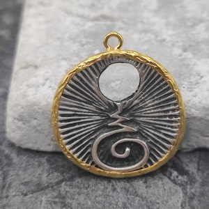 Ancient Coin Findings Pendant , Roman Coin Charm, Pendant Earing Findings Ancient Greek Medallion Charm Findings   CN70017
