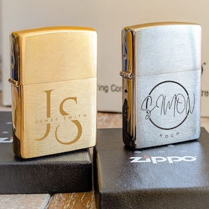Briquets zippo personnalisés pour hommes briquet gravé personnalisé garçons d'honneur cadeaux fête des pères pour papa lui petit ami mari anniversaire mariage