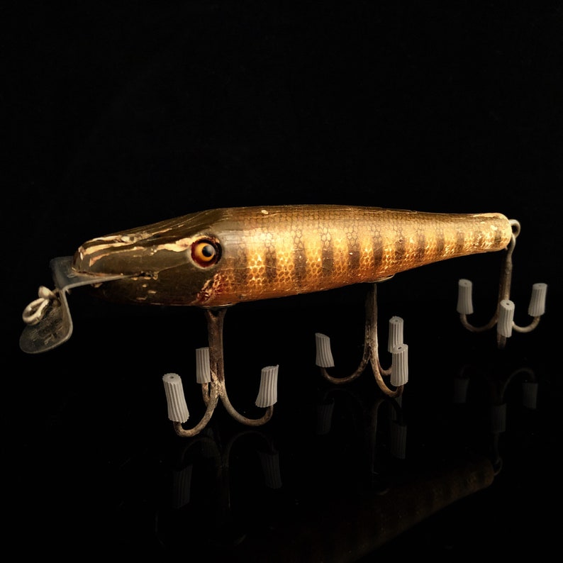 Vintage Fishing Lure Creek Chub Pikie Fishing Gift For Him Etsy