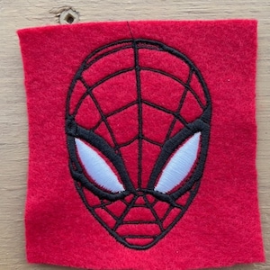 Spider Man patch / Spider Man / Spiderman / Spider / Patch / Embroidered spider man / Spider Man Feltie / Spider Man logo