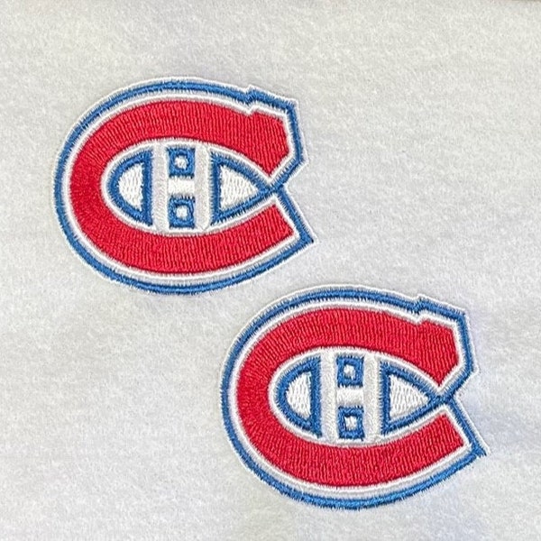 Montreal Canadiens / Habs / Hockey / Habs Patch / Embroidered NHL / NHL / Crochet / NHL Bear patch / Hockey Logo / Montreal logo