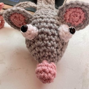 Crochet Mouse / crochet door stop / door stopper / mouse / amigurumi / crochet mouse / critter / Pattern image 7