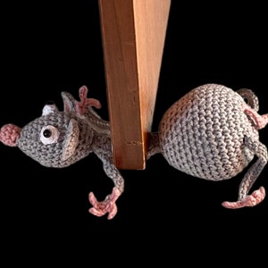 Crochet Mouse / crochet door stop / door stopper / mouse / amigurumi / crochet mouse / critter / Pattern image 2