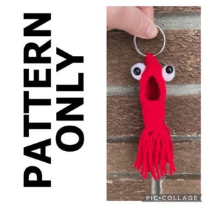 Key Chain Yip Yip Pattern / Crochet Pattern / Crochet Yip Yip Pattern / Crochet Alien pattern / Crochet Keychain / Alien keychain / Yip Yip