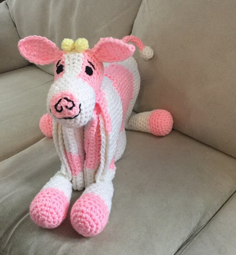 Cow Baby Blanket & Toy Etsy