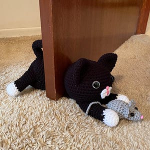 Crochet Kitty Door Stopper Pattern (PDF) image 9