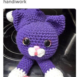 Crochet Kitty Door Stopper Pattern (PDF) image 10