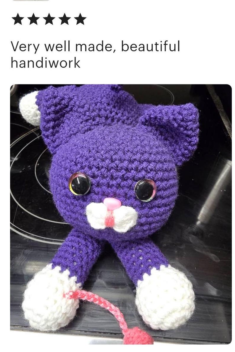 Crochet Kitty Door Stopper Pattern (PDF) image 10