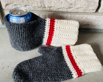 Crochet Beverage Mitt: Beer & Drink Cozy