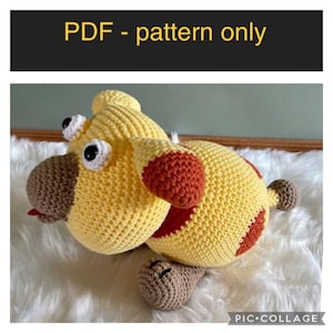Oatchi / Crochet Oatchi / Crochet Pikmin / Oatchi Pikmin / Pikmin 4 / Space Dog / Amigurumi Dog / Amigurumi / Crochet Dog